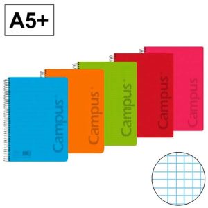 Bloc espiral tapa polipropileno campus a5  Mod.46