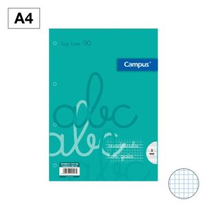 Recambio carpeta Campus a4 cuadricula pautada 3mm