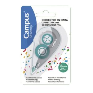 Corrector en cinta campus 5 mm x 12 m