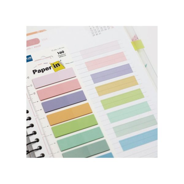 Banderitas adhesivas 10colores pastel - Imagen 2