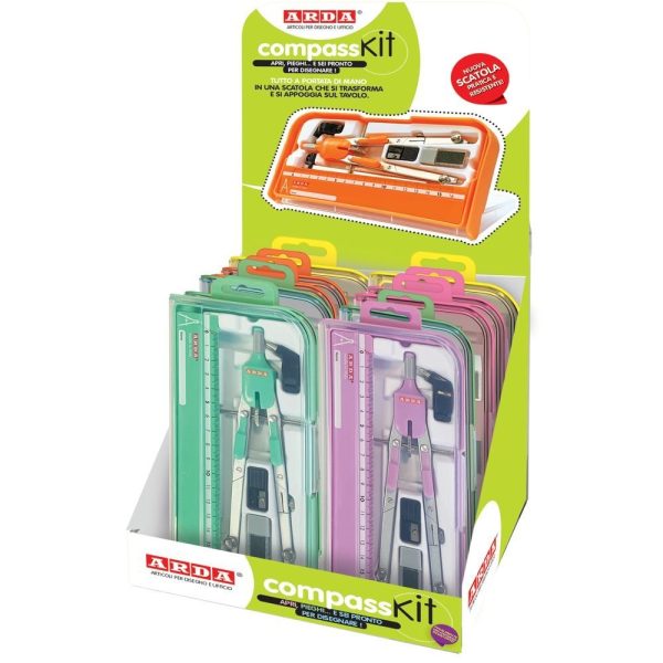 Compas Quick Pulsador caja 5 piezas