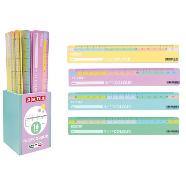 REGLA 16CM  COLOR PASTEL - Imagen 2