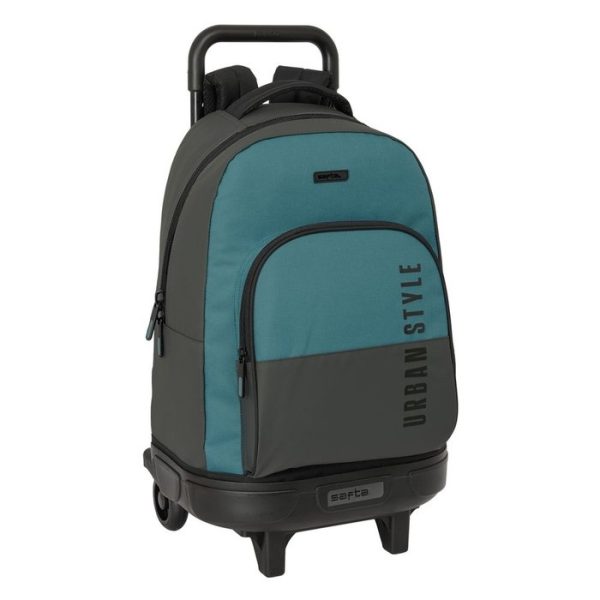 Mochila con carro extraíble + estuche triple Urban Style - Imagen 2