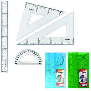 Conjunto de reglas Campus pack de 4/funda