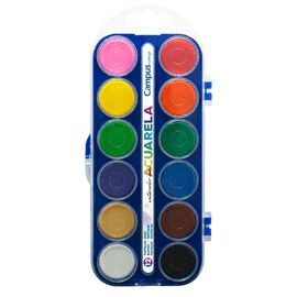 Acuarelas Campus 12 colores
