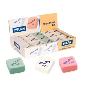 Alternative view of Goma de borrar Milán 430 borrador miga colores surtidos