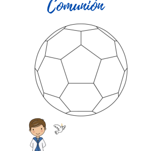 Lamina huellas niña comunión