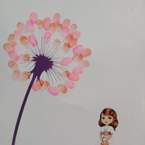 Alternative view of lamina Huellas niña comunión